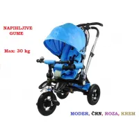 Otroški tricikel PRO700 (moder, roza, črn, krem)