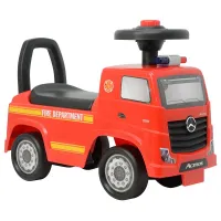 Otroški poganjalec avto Mercedes Actros Gasilec (rdeč)