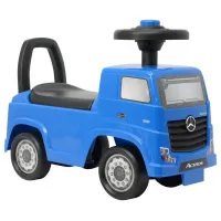 Otroški poganjalec avto Mercedes Actros (moder)