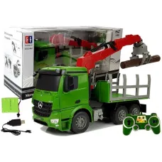 RC avto tovornjak žerjav za les Mercedes-Benz Arocs 1:20