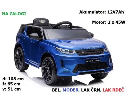 Otroški avto Range Rover BBH-023 12V7Ah