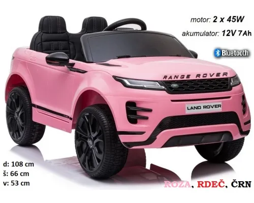 Otroški avto Range Rover Evoque 2x45W