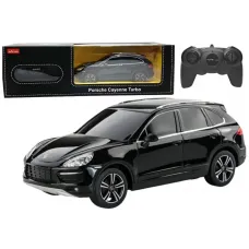 Porsche Cayenne Turbo avto na daljinsko upravljanje RC Rastar črne barve 1:24