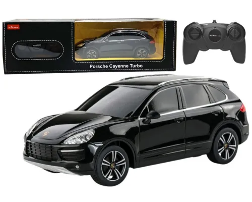 Porsche Cayenne Turbo avto na daljinsko upravljanje RC Rastar črne barve 1:24