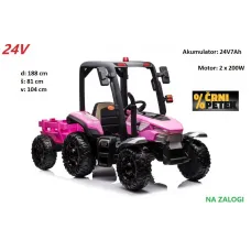 Roza traktor BLT-206 na akumulator 24V; 400W