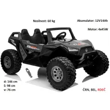 Otroški Buggy XXL na akumulator 24V; 800W + daljinec (bel, rdeč, črn) SX1928 Otroški Buggy XXL na akumulator 24V; 800W + daljinec (bel, rdeč, črn) SX1928