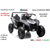 Otroški Buggy na akumulator STRONG A032 - TOP izbira (24V14Ah) bel, rdeč, zelen Otroški Buggy na akumulator STRONG A032 - TOP izbira (24V14Ah) bel, rdeč, zelen