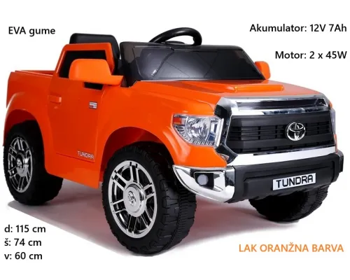 Toyota Tundra jj2125 12V (LAK oranžna barva) AKCIJA