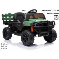 otroški traktor na akumulator BDM0926 (zelen, rdeč ali črn)
