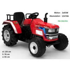 Otroski traktor na akumulator HL2788 (rdeč)