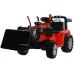 Otroški traktor / bager (rdeč)