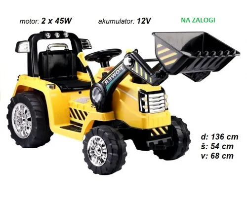 Otroški traktor / bager