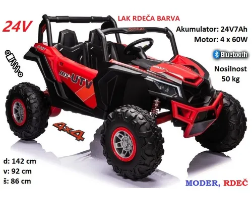 Otroški UTV-XMX613 (LAK črn-vojaški)