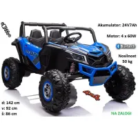 Otroški UTV-XMX613 24V (moder, rdeč, roza, oranžen)