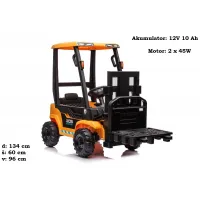 Otroški VILIČAR JCB 12V10Ah - BDM-0959G (rumen)