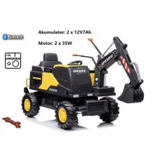 Otroški BAGER XL na akumulator Volvo DK-VE888 (moder ali zelen)