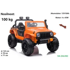 Otroški Jeep na akumulator 12V10Ah XB-1118; Nosilnost: 100 kg