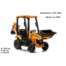 Otroški bager z kopalno roko JCB 12V10Ah (BDM-0960A)