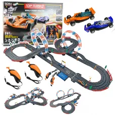 Daljinsko voden RC avto 3in1 race track illuminated loops cars controllers 27884