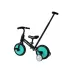 Otroški tricikel in poganjalec 3v1 črno-mint LEAN Trike