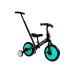 Otroški tricikel in poganjalec 3v1 črno-mint LEAN Trike