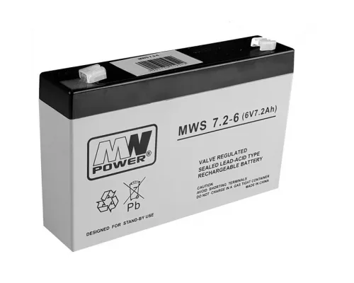 Akumulator za otroški avto 6V 7,2Ah – Premium GEL / AGM baterija