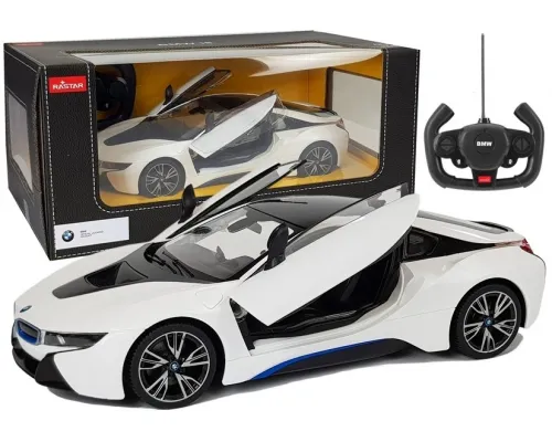 Daljinsko voden RC avto BMW i8 rastar 1 14 beli 6014