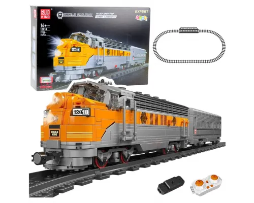 Daljinsko voden RC avto sivi rumeni train 1751 pcs 23647