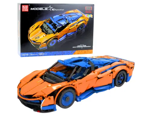 Daljinsko voden RC avto sports modri oranžni 1883 pcs 23655