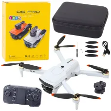 Daljinsko voden RC dron d6 pro kamera LED sivi 23092