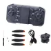 Daljinsko voden RC dron d6 pro kamera LED sivi 23092