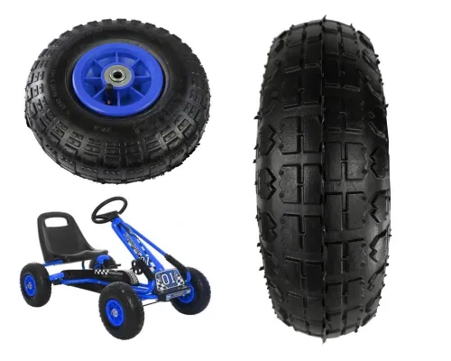 Kolo za otroški gokart A15 (modro platišče)