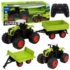 Daljinsko voden RC traktor visoka kmetijska prikolica prekucnik 1 16 29746