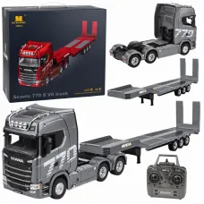 Daljinsko voden RC avto huina 1 18 scale srebrni Scania 770s tovornjak 32331