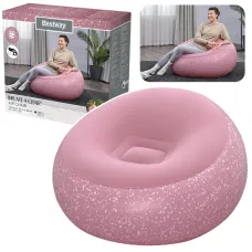 Napihljivi udobni fotelj Inflate A Chair roza Bestway 75155
