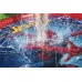 Napihljiva bazenska podloga z vodometom Spider-Man Bestway 98792