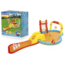 Otroški napihljivi vodni park igrišče Bestway 53068 Lava Lagoon 435 x 213 x 117 cm