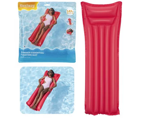 Napihljiva vodna blazina ležalnik roza Bestway 44007 183 x 69 cm