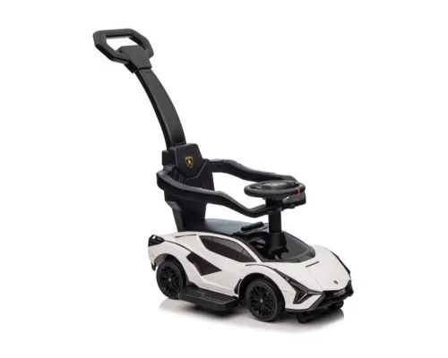 Otroški poganjalec z vodilom Lamborghini QLS-996T beli