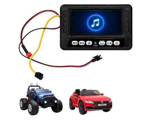 LCD MP4 avdio video panel za otroški avto Ford Ranger in Arteon