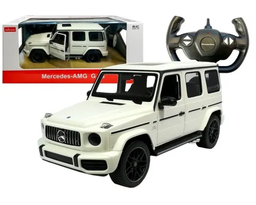 Daljinsko voden RC avto Mercedes g63 rastar terenski beli 1 14 4659