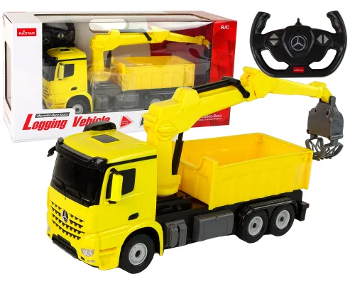 Daljinsko voden RC avto Mercedes rastar rumeni tovornjak 15277