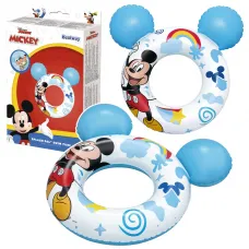 Napihljivi obroč za plavanje Mickey Mouse z ušesi Bestway 9102K