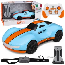 Daljinsko voden RC avto modern light station smoke modri 1 16 30335