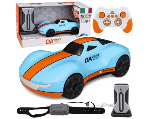 Daljinsko voden RC avto modern light station smoke modri 1 16 30335