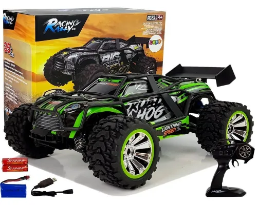 Daljinsko voden RC avto terenski zeleni 2 4g 1 18 35 km h speed control 9036
