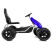 Veliki otroški gokart na pedala B012 modri z napihljivimi kolesi