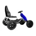 Veliki otroški gokart na pedala B012 modri z napihljivimi kolesi