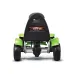 Otroški gokart na pedala F618 zeleni z napihljivimi kolesi