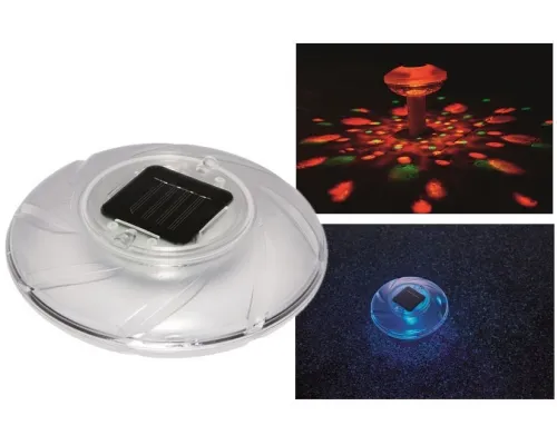 Solarna LED svetilka za bazen premer 18 cm Bestway 58111